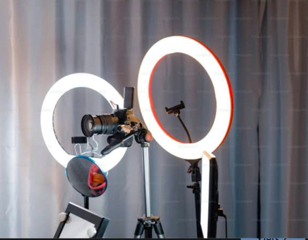 Ring light & selfie stick