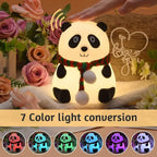 Rechargeable Silicoone Panda Night Light for Kids | 7-Colur LED Changing Lamp |Adorable Room Decor