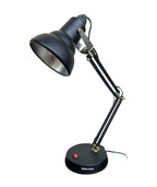 GeTrex Study Lamp for Students - New Jyoti Chrome Neck Model (Black) Study Lamp (14 cm, Black, Silver)
