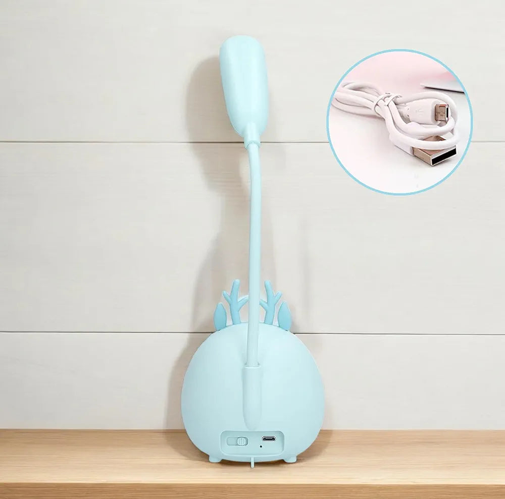 Desk Lamps for Study Table - Rechargeable USB Warm Light LED Children Eye Protection Lamps,