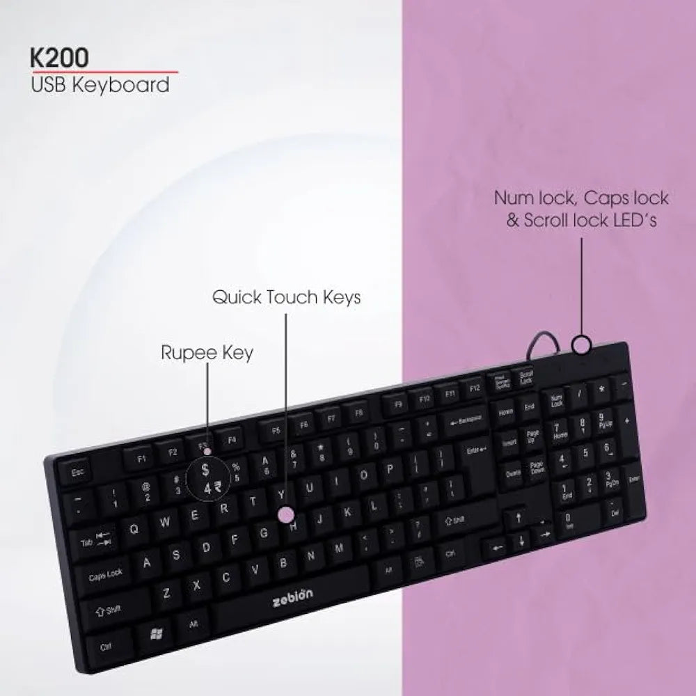 K500 USB Keyboard
Brand: zebion