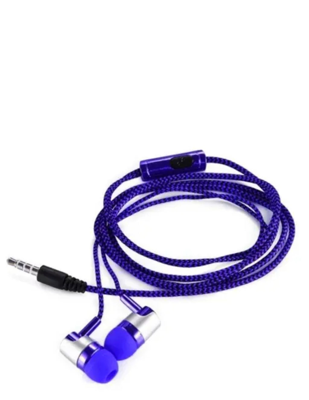 N2N wired headphone& earphone blue