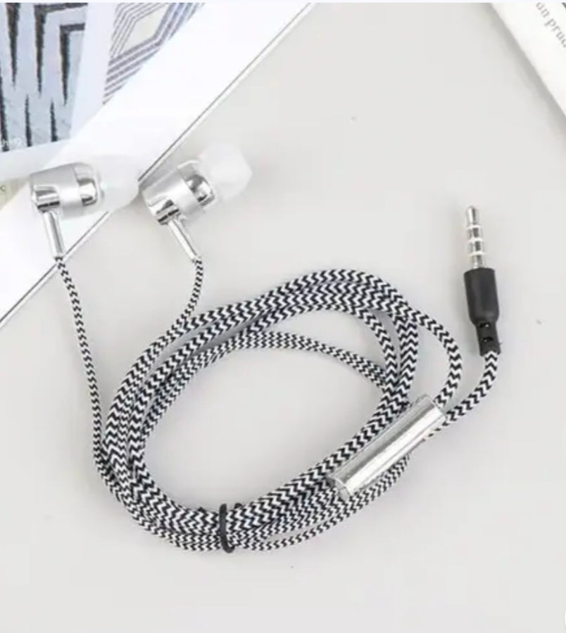 N2N wired headphone& earphone blue