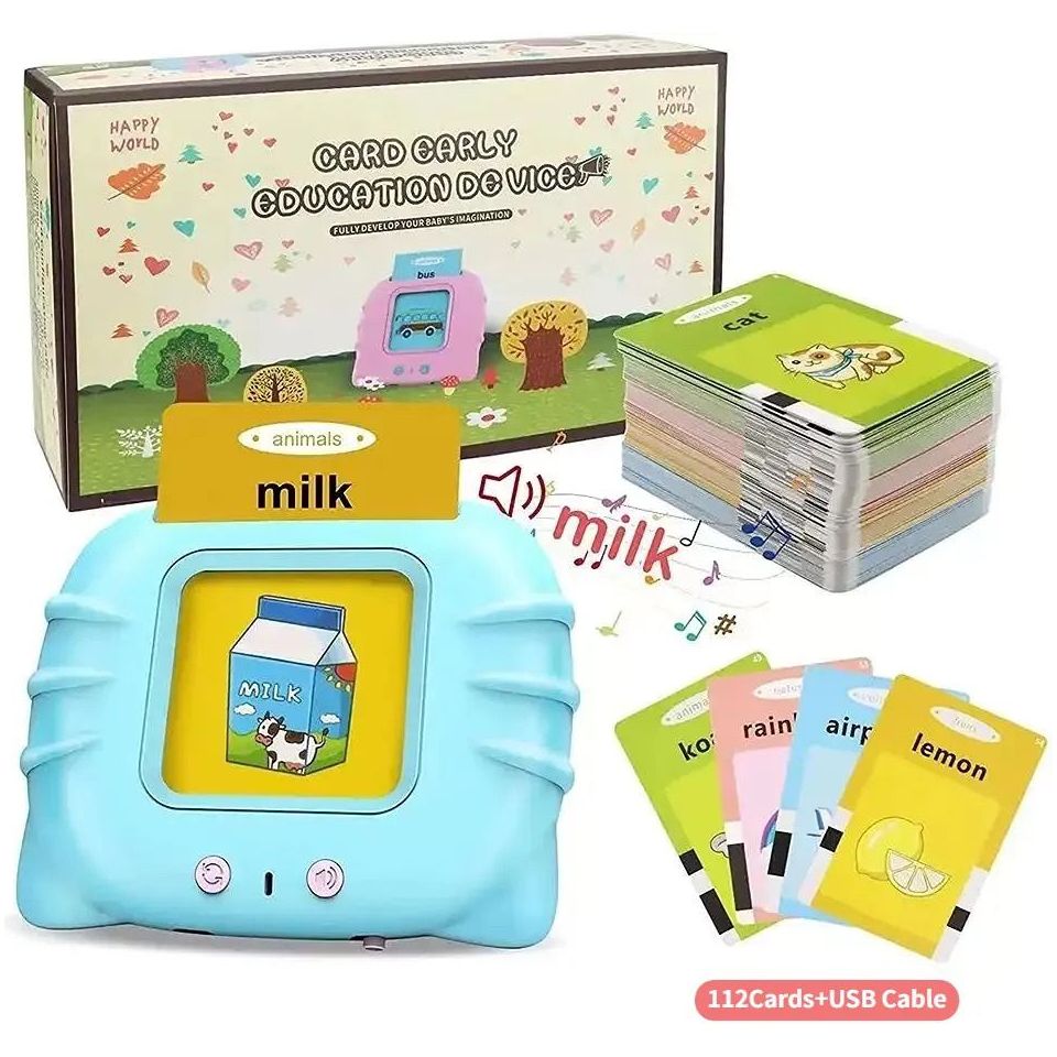 Flash Cards for Kids Talking English Words Flash Cards 112 pcs