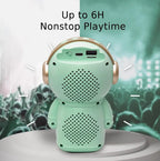 VA M6 Bluetooth Portable Speaker with Thunder