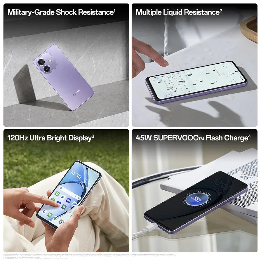 OPPO A3X 5G 4GB 128GB Starlight White