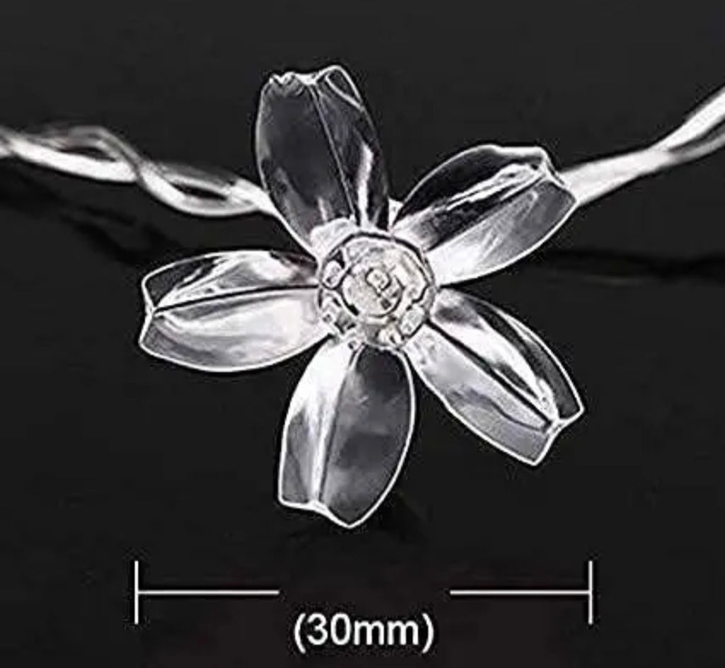 BM 36 LED 10 mitar Silicon blossom flower fairy string light