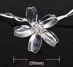 BM 36 LED 10 mitar Silicon blossom flower fairy string light