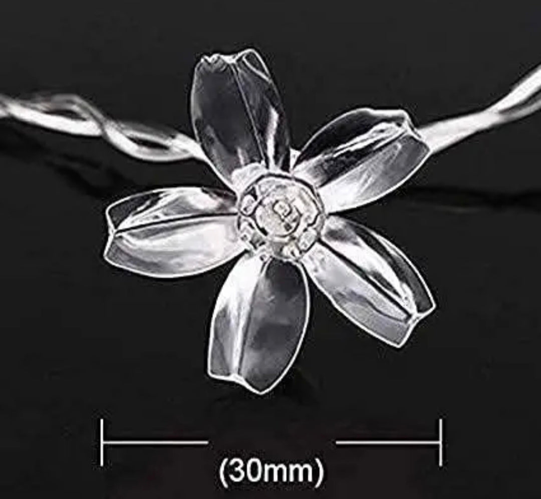 BM 36 LED 10 mitar Silicon blossom flower fairy string light