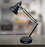 GeTrex Study Lamp for Students - New Jyoti Chrome Neck Model (Black) Study Lamp (14 cm, Black, Silver)