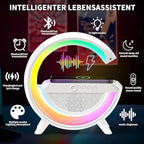 JELLIFY New Wireless G Speaker Charger with Desk Lamp Bedside Night Light Smart Light Sound