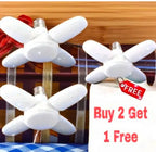 Buy 2 get 1 free fan shape LED bulb ceiling pack of 3