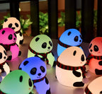 Rechargeable Silicoone Panda Night Light for Kids | 7-Colur LED Changing Lamp |Adorable Room Decor