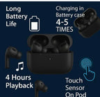 Airbuds with charging case 5.4  Bluetooth version matt